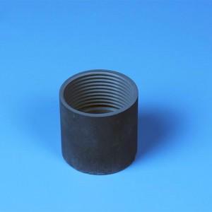 Silicon carbide internal thread ceramics tube